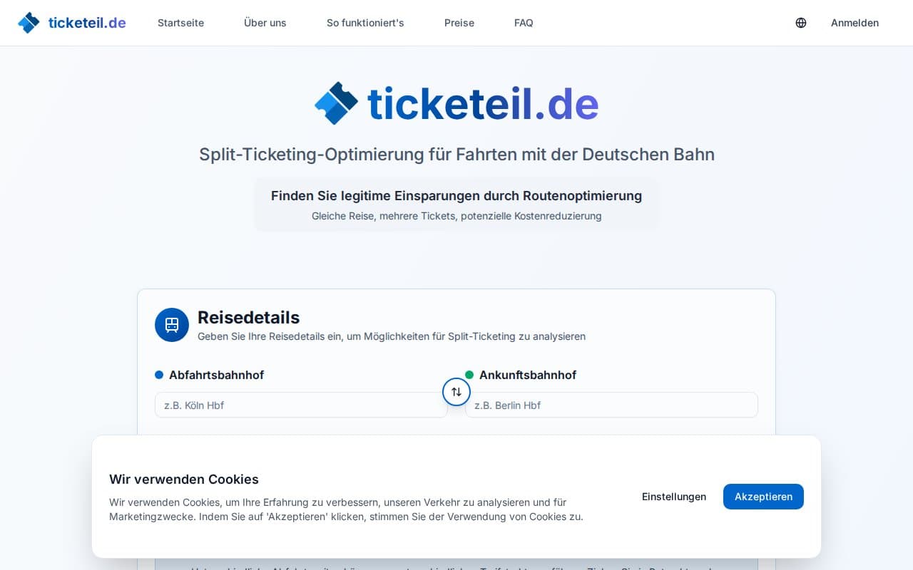 Ticketeil screenshot