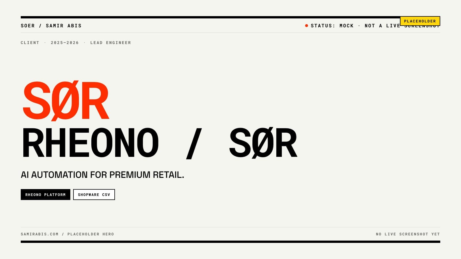 Rheono for SØR screenshot