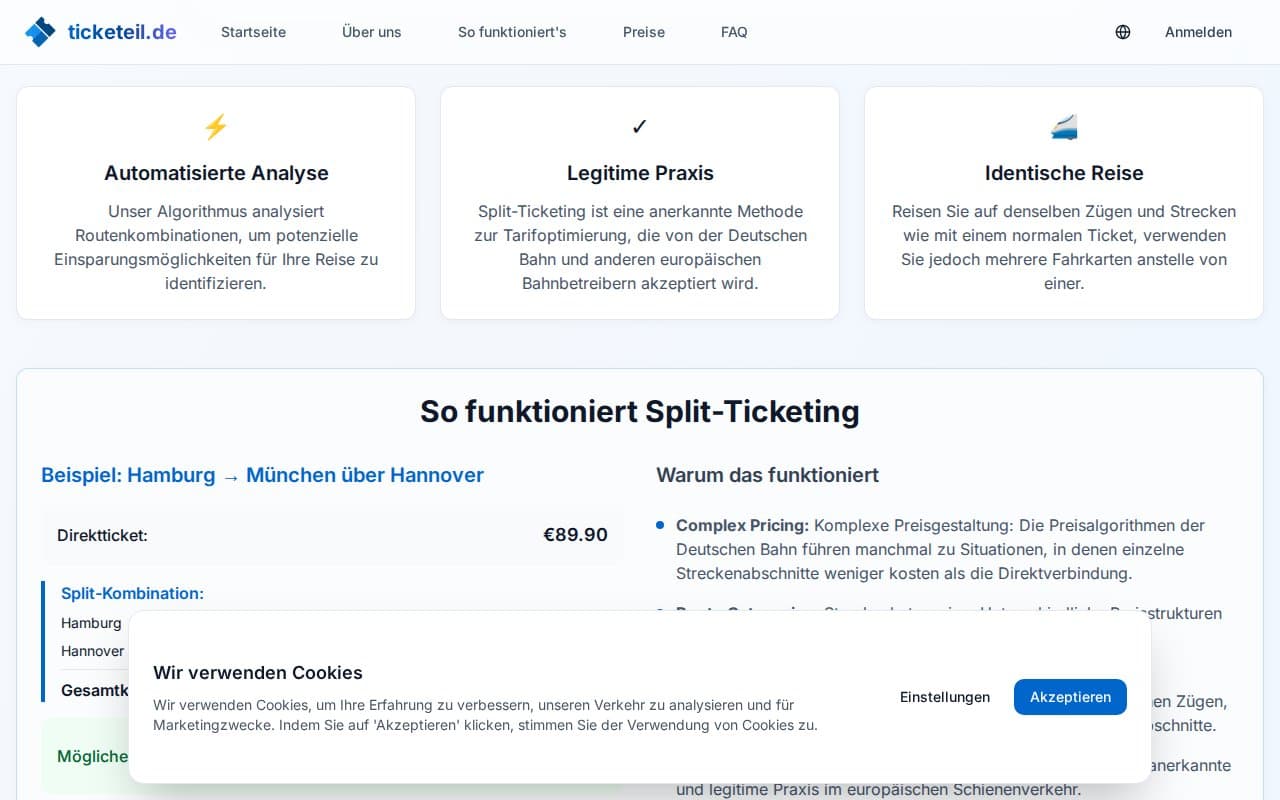 Ticketeil screenshot